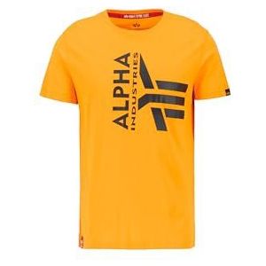 ALPHA INDUSTRIES Half logo Foam T kleur 429 - Alpha Orange voor heren, maat XXL, 429-Alpha Oranje, XXL