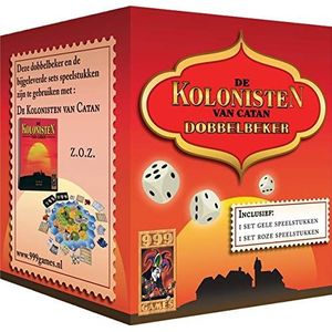 999 Games - De Kolonisten van Catan Dobbelbeker Dobbelbeker - vanaf 10 jaar - Een van de beste spellen van 2010 - Klaus Teuber - voor 1 speler - 999-KOL28