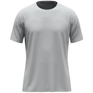 JAKO Uniseks T-shirt effen, lichtgrijs, S