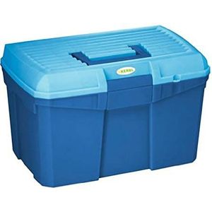 Kerbl Siena 321757 schoonmaakbox met uitneembare inzet, marine/lichtblauw