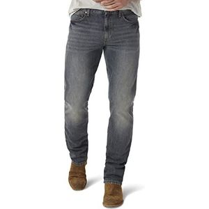 Wrangler Heren retro slim fit rechte pijpen jeans, Donkere ridder, 35W x 30L