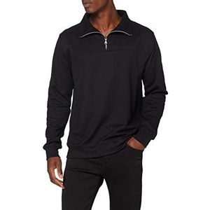 Trigema Sweatshirt voor heren, zwart (008), 3XL