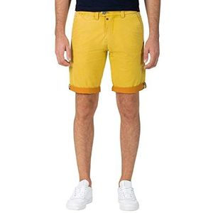 Timezone heren slim jannotz shorts, geel (pigment Yellow 7084), 36