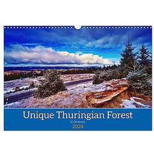 Unique Thuringian Forest (Wall Calendar 2024 DIN A3 landscape), CALVENDO 12 Month Wall Calendar: Insights into the landscapes of the Thuringian Forest