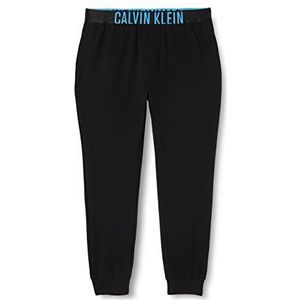 Calvin Klein heren pyjamabroek Jogger, Zwart W/Signature Blauw, M
