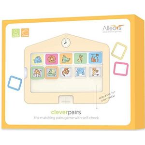 ALLEOVS® Clever Pairs - Leuk educatief spel voor kinderen vanaf 3 jaar - CleverPairs | Ontwikkelingsspel - concentratiespel - kinderspelletjes ergotherapie - spel voor logica & taalontwikkeling