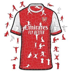 Iconic Puzzles Houten puzzel, uniseks, volwassenen, meerkleurig, M