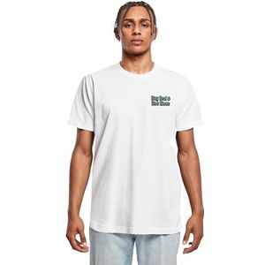 Mister Tee Stay Real & Rise Abbove Tee, wit, XXL