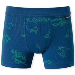 Schiesser Jongensshorts Onderbroeken Ondergoed Donkerblauw Bedrukt, 92, donkerblauw bedrukt, 92 cm