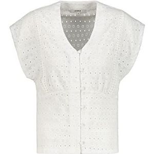 Garcia Dames T-shirt met korte mouwen, gebroken wit, XS, off-white, XS