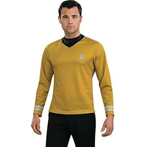 Rubie's Captain Kirk herenkostuum uit Star Trek, kleur: goud, maat: XL