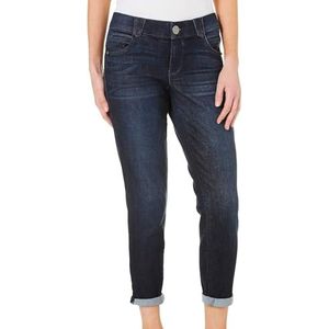 Democracy AB Solution Crop Jeans voor dames, Donker Indigo, 32