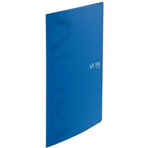 Von Leitz, 46790035, snelhechter A4, PP-kunststof, voor 100 vellen, lichte softcover-map met moderne VON-opdruk, voor school en thuis, 10 stuks, blauw