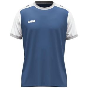 JAKO Unisex Tricot Dynamic, korte mouwen, nachtblauw/wit/lichtgrijs, L