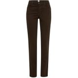 Brax Style.Mary Thermo Denim Regular broek voor dames, 52 donkere chocolade, 26W / 32L