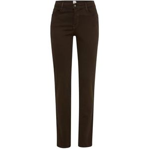 Brax Style.Mary Thermo Denim Regular broek voor dames, 52 donkere chocolade, 26W / 32L