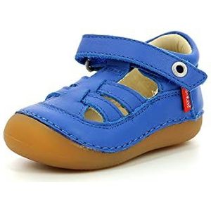 Kickers Sushy Babyschoenen voor kinderen, uniseks, Blauw, 19 EU