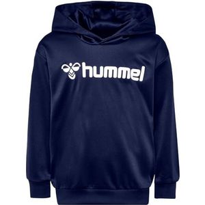 Hummel - hmlLOGO Hoodie - Kinderen - Zwart - Interlock Gebreid