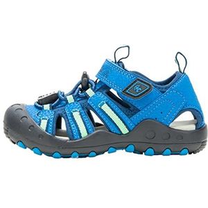 Kamik Crab Platte sandalen voor kinderen, uniseks, blauwgroen., 23 EU