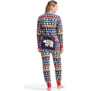 Little Blue House Familie Union Pak Pyjama, Navy Fair Isle, Medium, Marine Fair Isle, M
