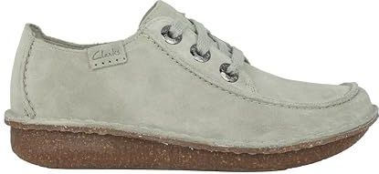 Clarks Premium Dames grappige droom Oxford, licht groen Lea, 3 UK, Lichtgroen Lea, 36 EU
