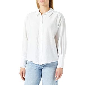 VMLENA LS WVN NOOS Shirt, wit (snow white), XL