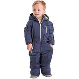 Killtec Gauror Jr Skioverall voor jongens, sneeuwbroek met capuchon, donkerblauw, 116 EU