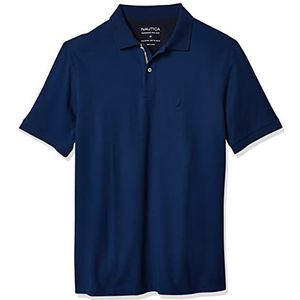 Nautica Men's Big and Tall Classic Fit Short Sleeve Solid Performance Deck Polo Shirt