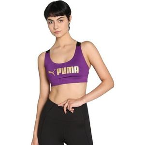 PUMA Dames Mid Impact Fit BH Ondergoed Top