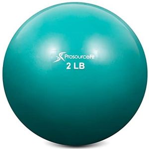 ProsourceFit Gewogen Toning Oefenballen voor Pilates, Yoga, Krachttraining en Fysiotherapie, 0,9 kg tot 3,6 kg, kleurgecodeerd