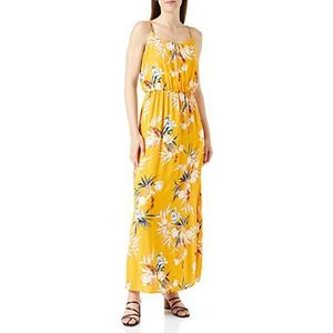 ONLY Dames maxi-jurk print, Goud Geel/Aop: 333 Devon, 36
