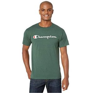 Champion Heren Klassiek T-shirt, Script Logo