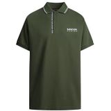 Red Bull Racing X Pepe Jeans Heren RBR Tipped Logo Polo Polo, Groen (Regent Green), L, Groen (Regent Green), L