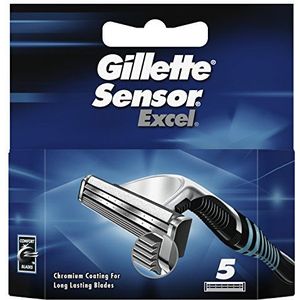 Gillette Sensor Excel scheermesjes voor heren, 5 vullingen