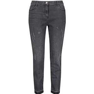 Samoon Dames Bettyjeans jeans, zwart denim, 42 NL