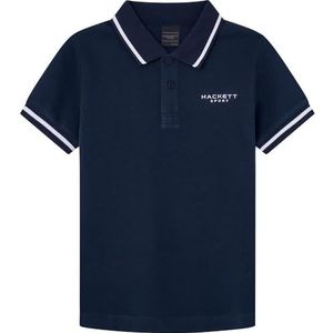 Hackett London Jongens Hs Tipped Polo Polo, Blauw (Navy), 5 Jaar, Blauw (zwart), 5 jaar