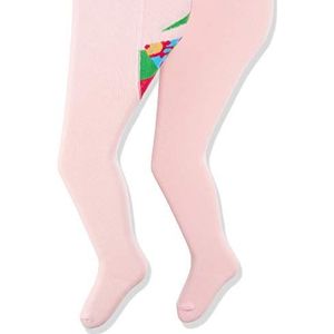 Playshoes Babymeisjes lieveheersbeestje en effen kleuren met comfortabele tailleband panty (verpakking van 2)