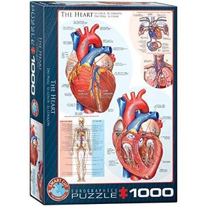 Eurographics 1000 stukjes: het hart, 48 x 68 cm