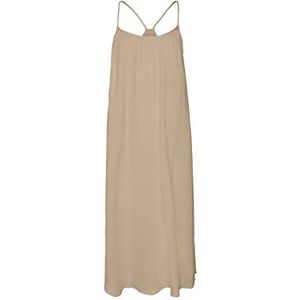 VERO MODA VMNATALI NIA Singlet 7/8 Jurk WVN Jurk, Iers Cream, XS, Irish Cream, XS