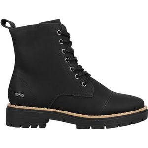 TOMS Alaya, Zwart Zwart Synthetisch Nubuck, 43.5 EU