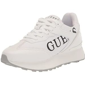 GUESS Dames Luchia Sneaker, wit 145, 3 UK, Wit 145, 36 EU