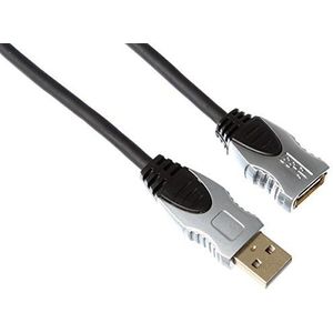 VELLEMAN - PAC603T025C kabel USB 2.0 / USB stekker A stekker naar USB A/PROFESSIONNEL/2,5 m 176908