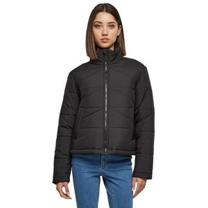 Urban Classics Arrow Puffer Jacket voor dames, zwart, L