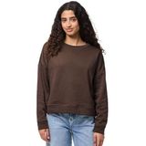 PIECES - PCCHILLI - Sweatshirt - Donkerbruin - Losse Pasvorm