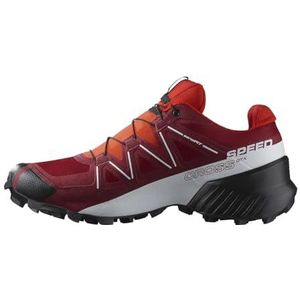 Salomon SPEEDCROSS GORE-TEX heren Hiking Shoe,Red Dahlia / White / Black,44 EU