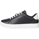 Tommy Hilfiger - ESSENTIAL COURT SNEAKER - Vrijetijdsschoen - Zwart/wit