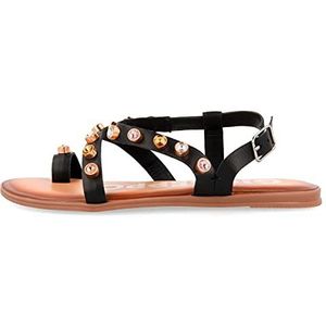 GIOSEPPO Halcott sandalen met open teen voor dames, Zwart, 39 EU