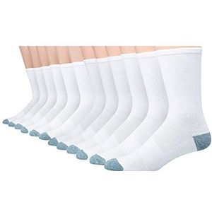 Hanes Herren X-temp Lichtgewicht Crew, Wit, 40-46 EU