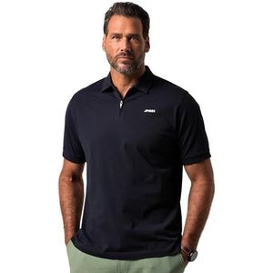 JP1880 heren grote maten grote maten herenkleding L-8XL JP1880 poloshirt, halflange mouwen, rits, tot 8 XL