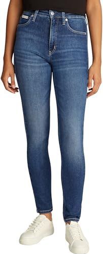 Calvin Klein - High Rise Skinny Jeans - Blauw - Katoen